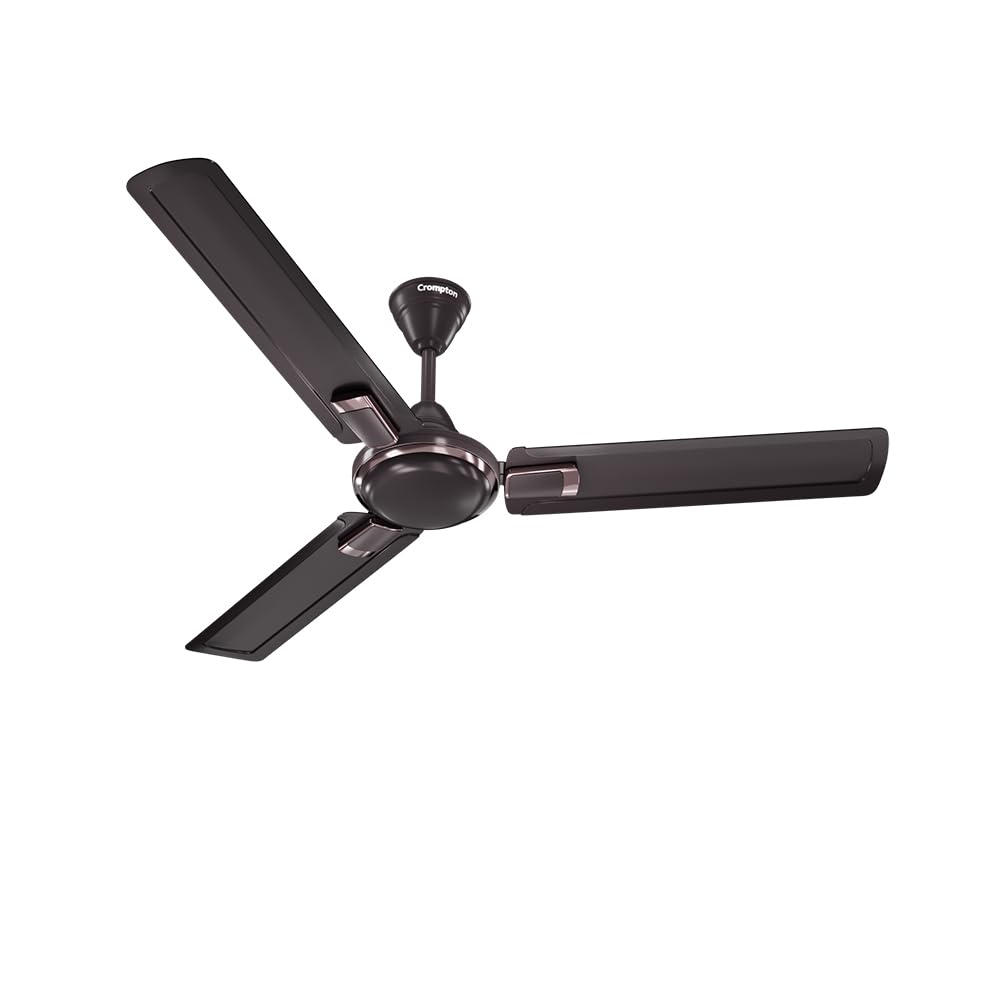 Crompton Highspeed Ameo 1200Mm (48 Inch) Ceiling Fan (Shimmer Carbon) Star Rated Energy Efficient Fan