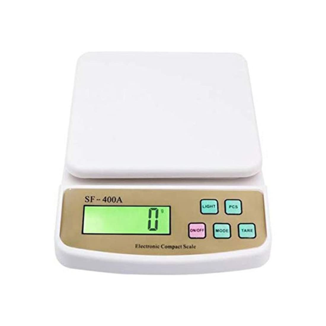 Dr. Care Electronic Kitchen Digital Weighing Scale With Tare Function (10 Kg-Sf 400A) Maximum Weight Capacity 10 Kg, Color White