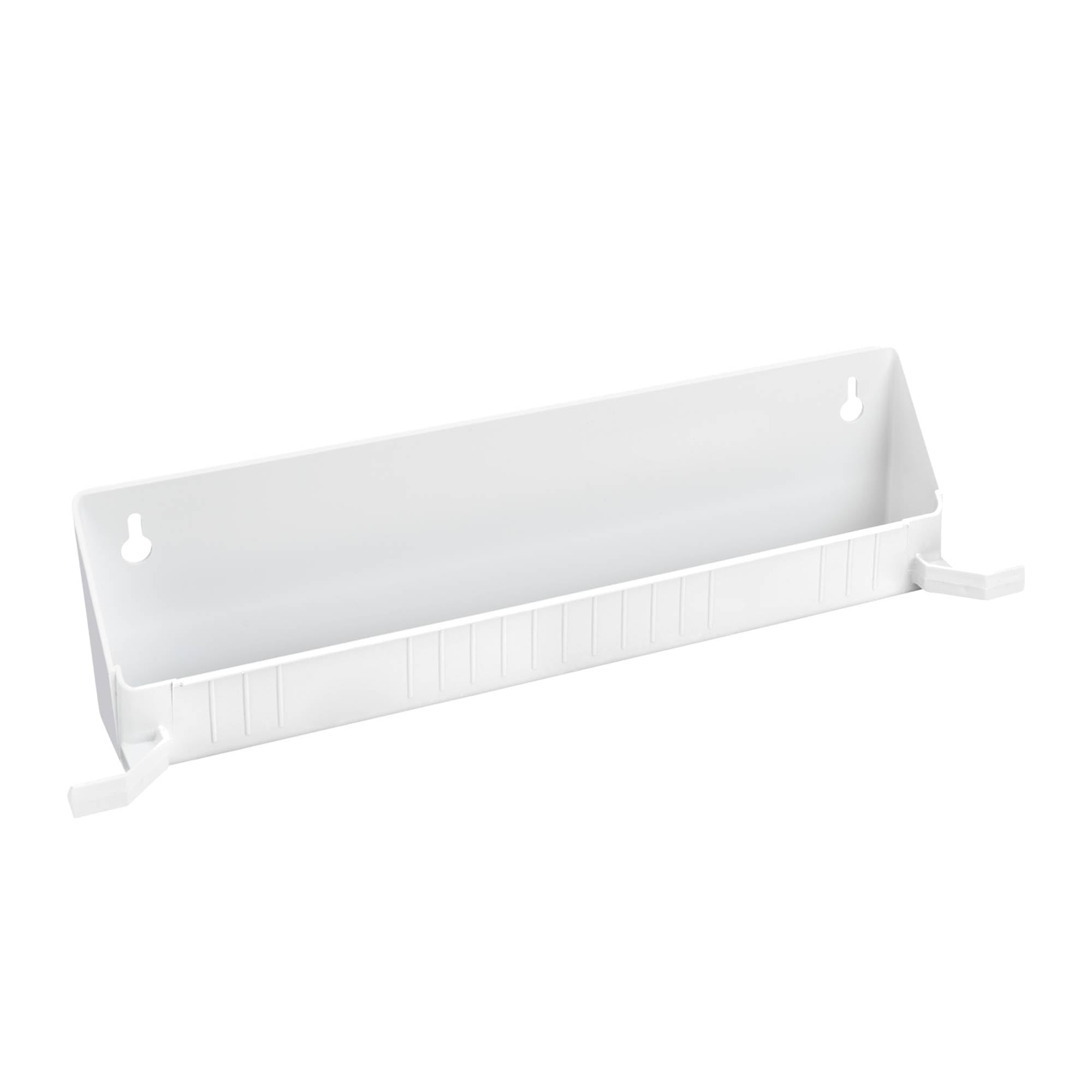 Rev-A-Shelf Tip-Out Accessory Organizer Tray for Kitchen/Bathroom Drawers with Heavy Duty Tab Stops  14 Inch  White  2-Pack  6562-14-11-52