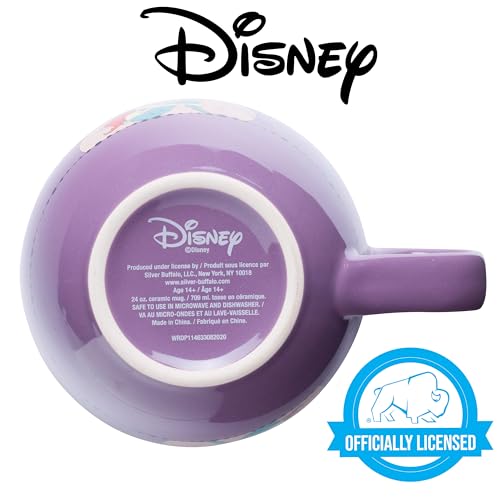 Silver Buffalo Disney Princess Little Mermaid Ariel Moonlight Ceramic Soup Mug  24 Ounces