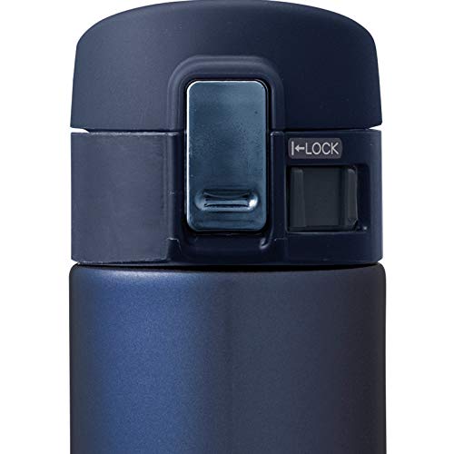Zojirushi Stainless Steel Mug 12-Ounce, Smoky Blue, Model SM-KHE36AG