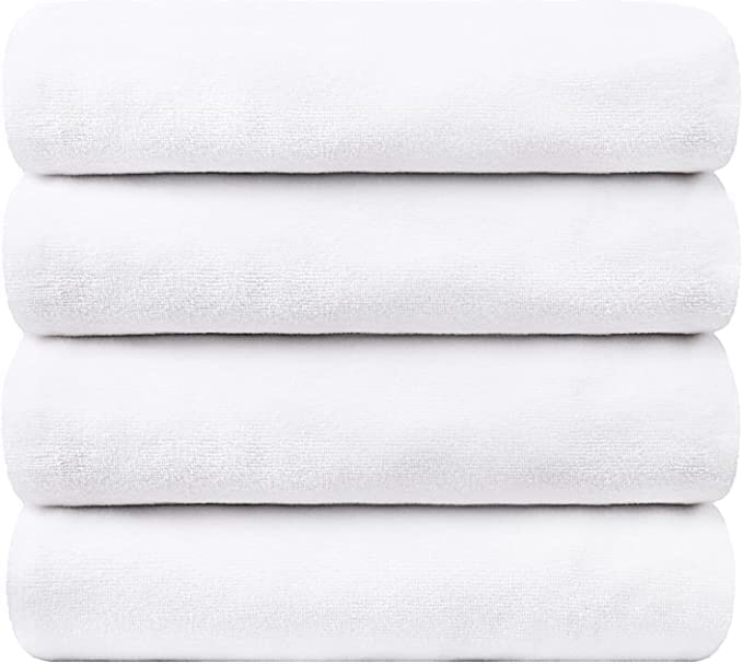 Jml Microfiber Towels, Bath Towel Sets (4 Pack, 27'' X 55'') - Extra Absorbent, Fast Drying, Multipurpose For Bath, Swimming, Fi