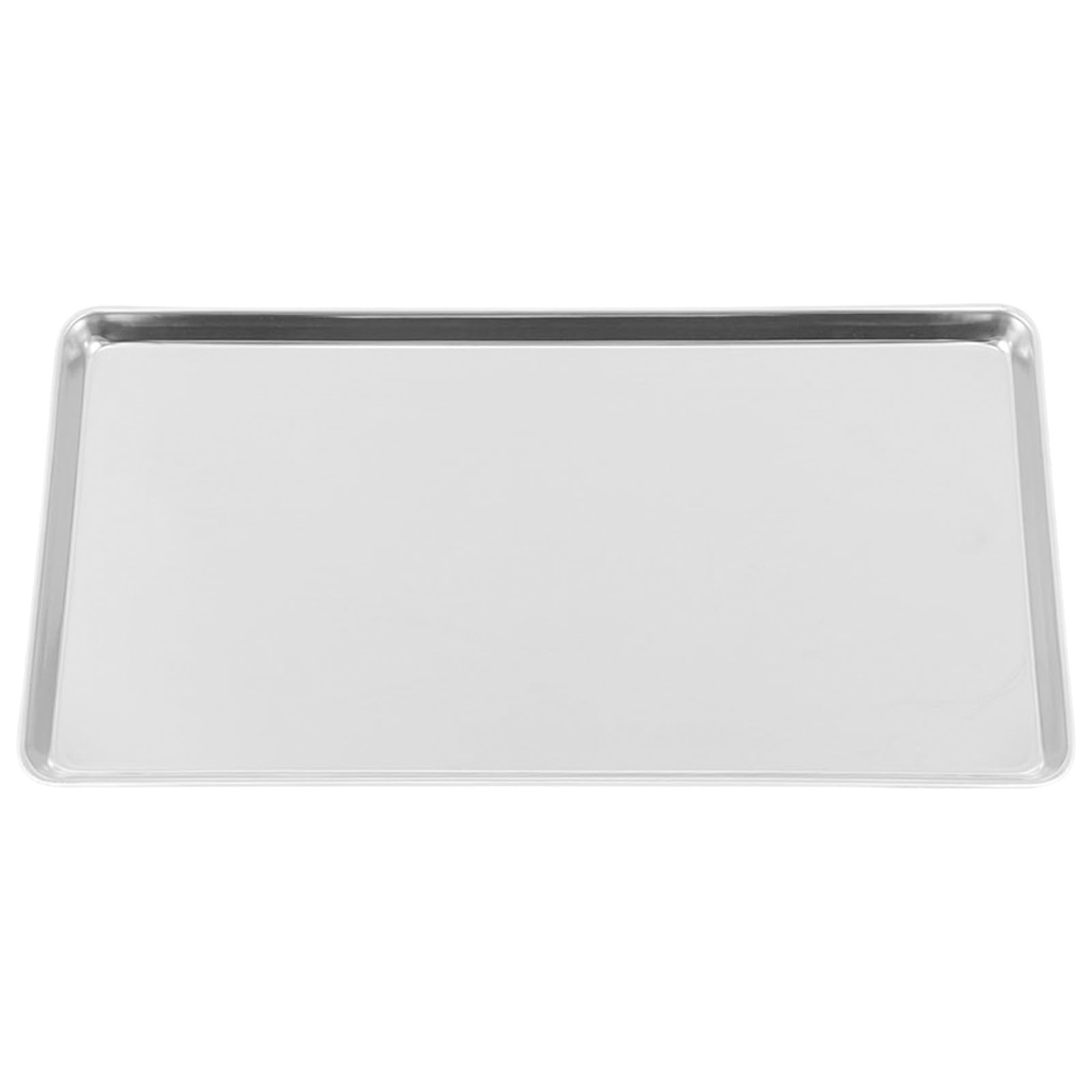 GOOHOCHY Stainless Steel Steam Pan 10.43 X 6.10 X 0.47 in Rectangular Baking Tray Oven Pan for Baking Grilling Serving Food Stor