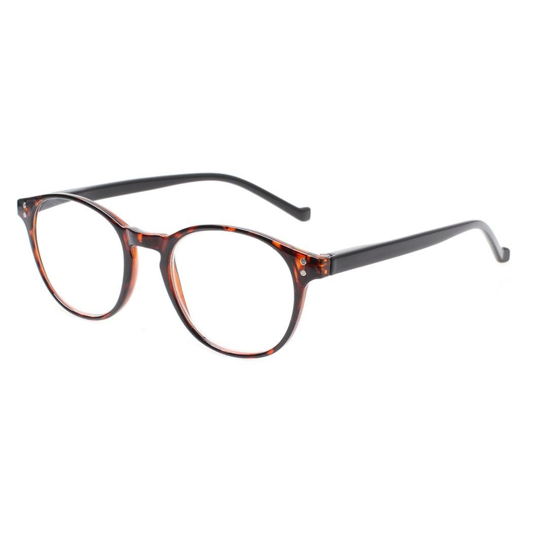NORPERWIS 5 Pairs Reading Glasses - Spring Hinge, Medium, 5 Pack Mix Color, 3.50 Strength, Durable Plastic