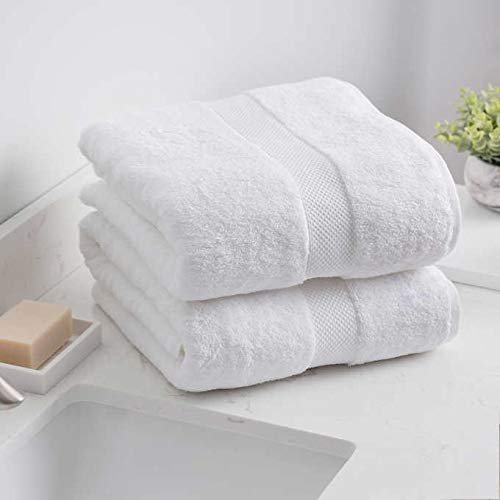 Charisma Hygro Cotton Towels Bundle  Includes: 2 Luxury Bath Sheet Towels  2 Hand Towels & 2 Washcloths  Quality  Ultra Soft Towel Set  6 Pieces (White)
