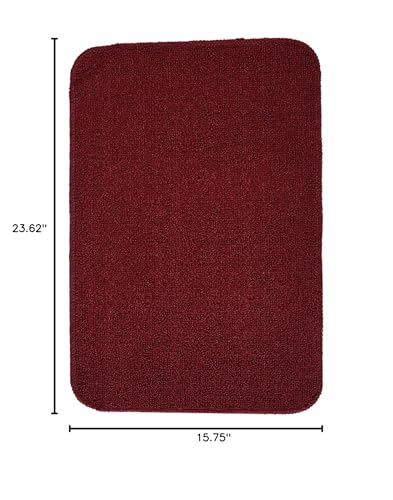 Saral Home Rectangular Solid Soft Pp Yarn Durable & Washable Multipurpose Doormat For Home/Kitchen/Living Area/Office Entrance W