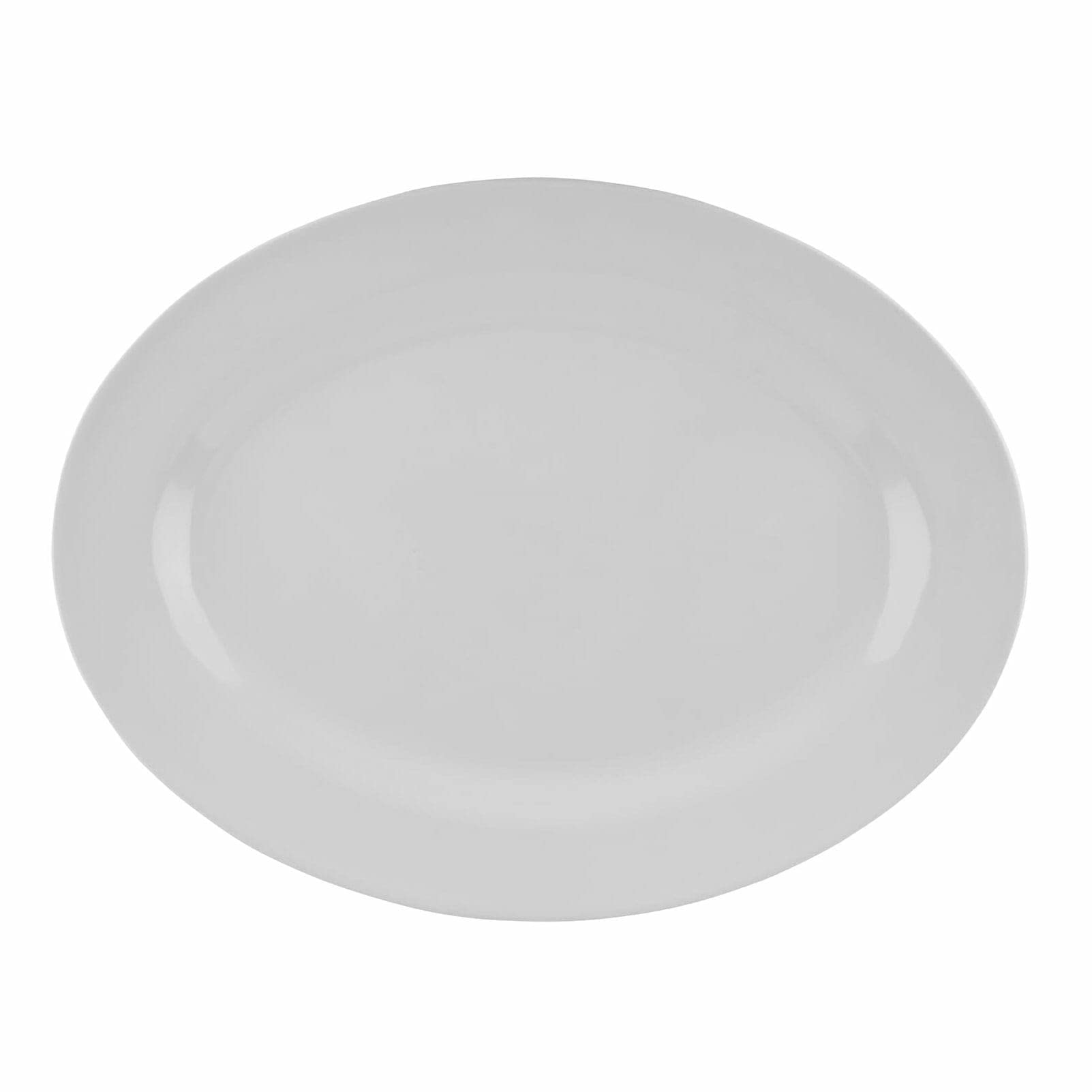 G.E.T. Op-621-W Melamine Break-Resistant Oval Serving Platters, 21'' X 15'', White, Large