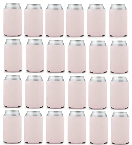 Can Cooler Sleeves Blank Poly Foam (48, Blush)