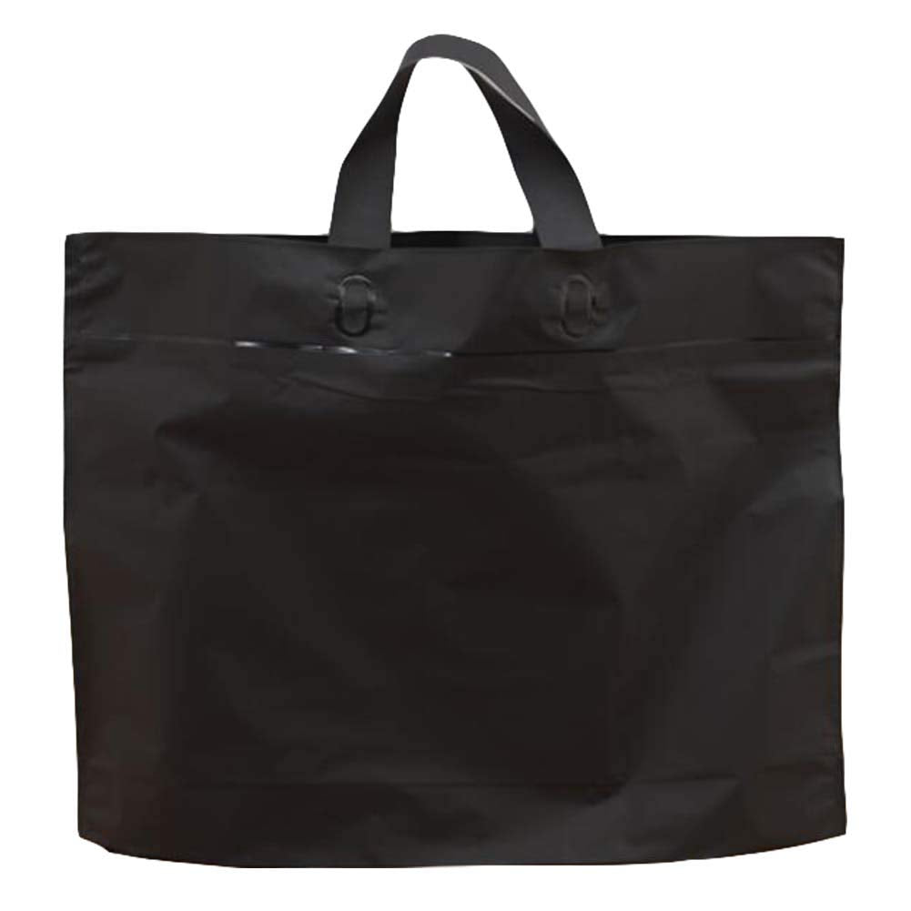 Panda Legends Black - 50 Pieces Plastic Shopping Bags Gift Bag Clear Boutique Bags Carry Bag