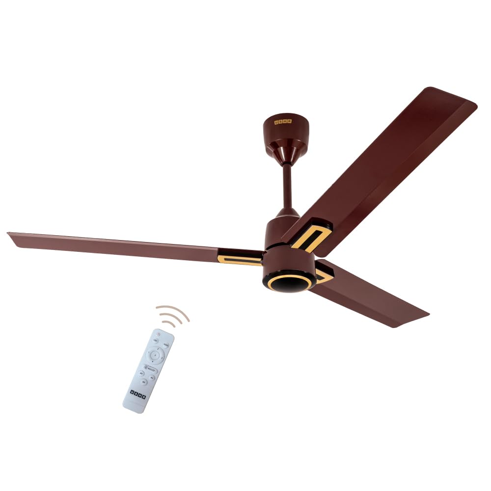 Usha Aeroedge Plus 1200Mm Bldc Ceiling Fan With Ir Remote | Led Indicator | Bee 5 Star Rated Energy Efficient | 100% Copper Moto