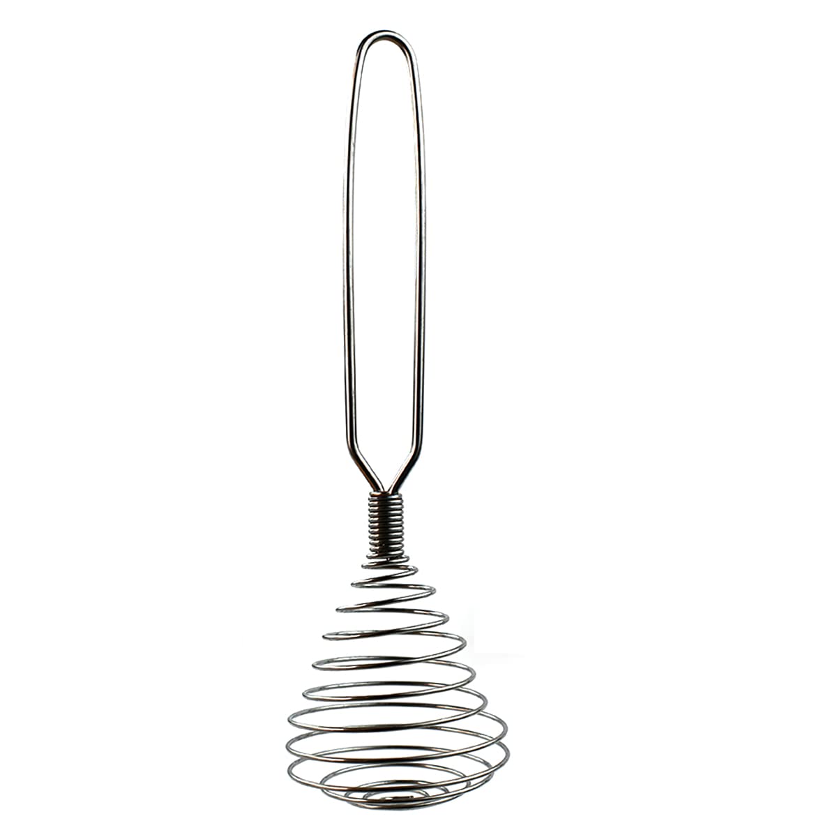 Bilkeru Stainless Steel Spring Whisk - 8 Inch Mini Egg Whisk in Silver, Model 700120 for Baking and Cooking