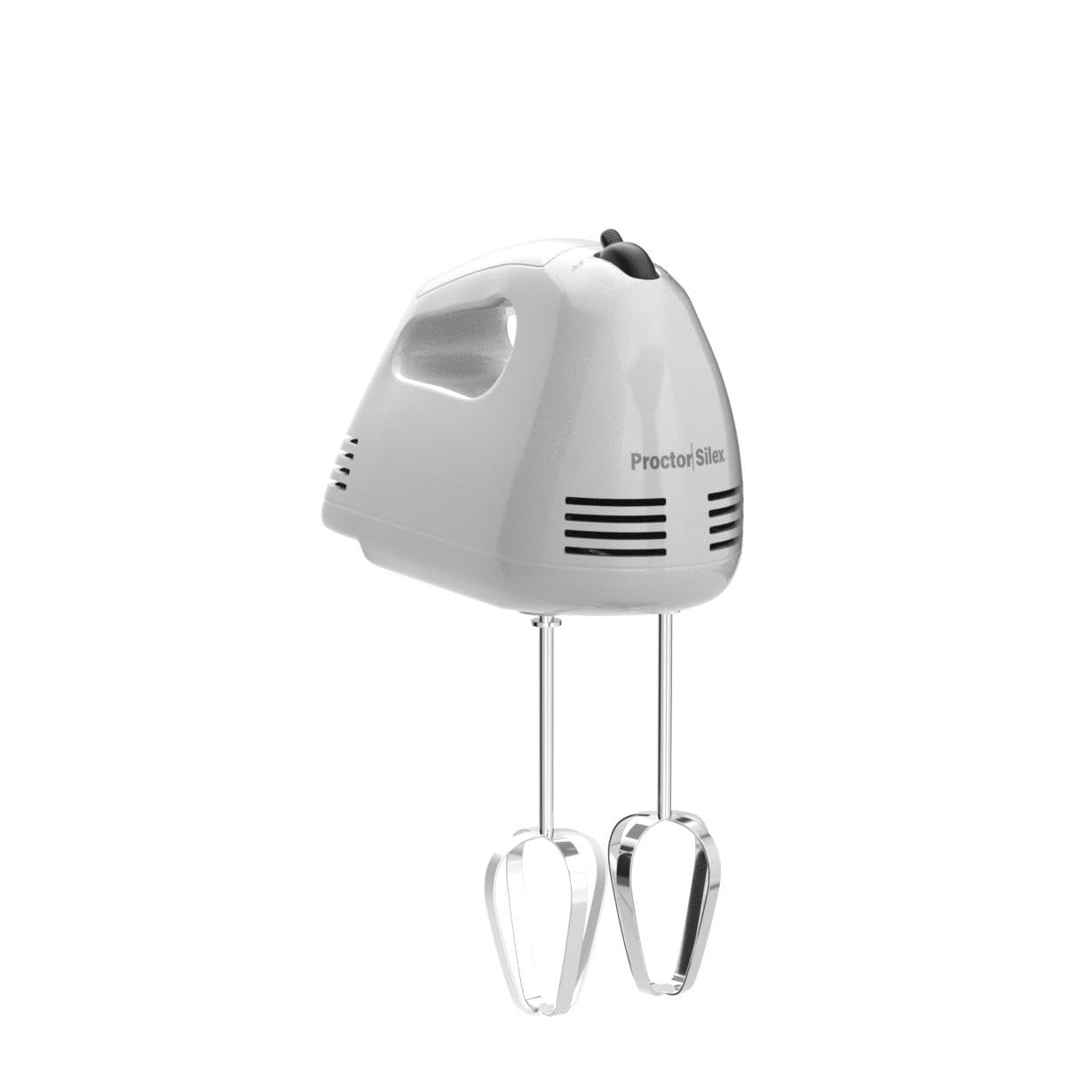 Proctor Silex 5-Speed Electric Hand Mixer With Bowl Rest Compact And Lightweight Effortless Mixing, White (62515Ps)