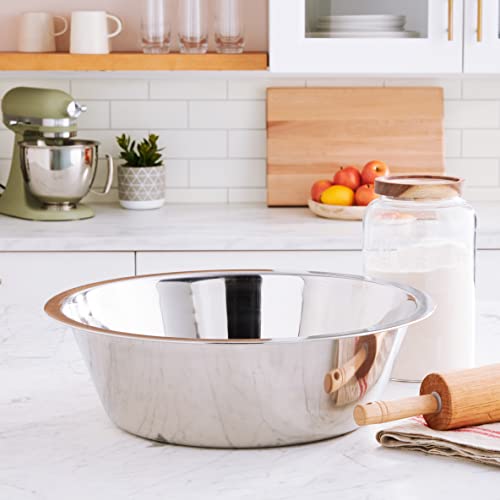 Mcsunley 12-Quart All Purpose Prep And Canning Bowl, Stainless Steel