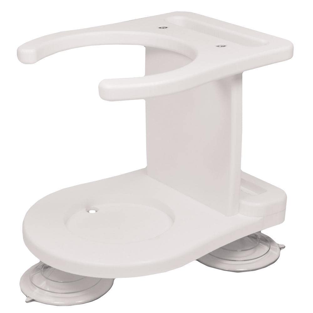 Taco Marine P01-2010W One-Tumbler Poly Holder - White