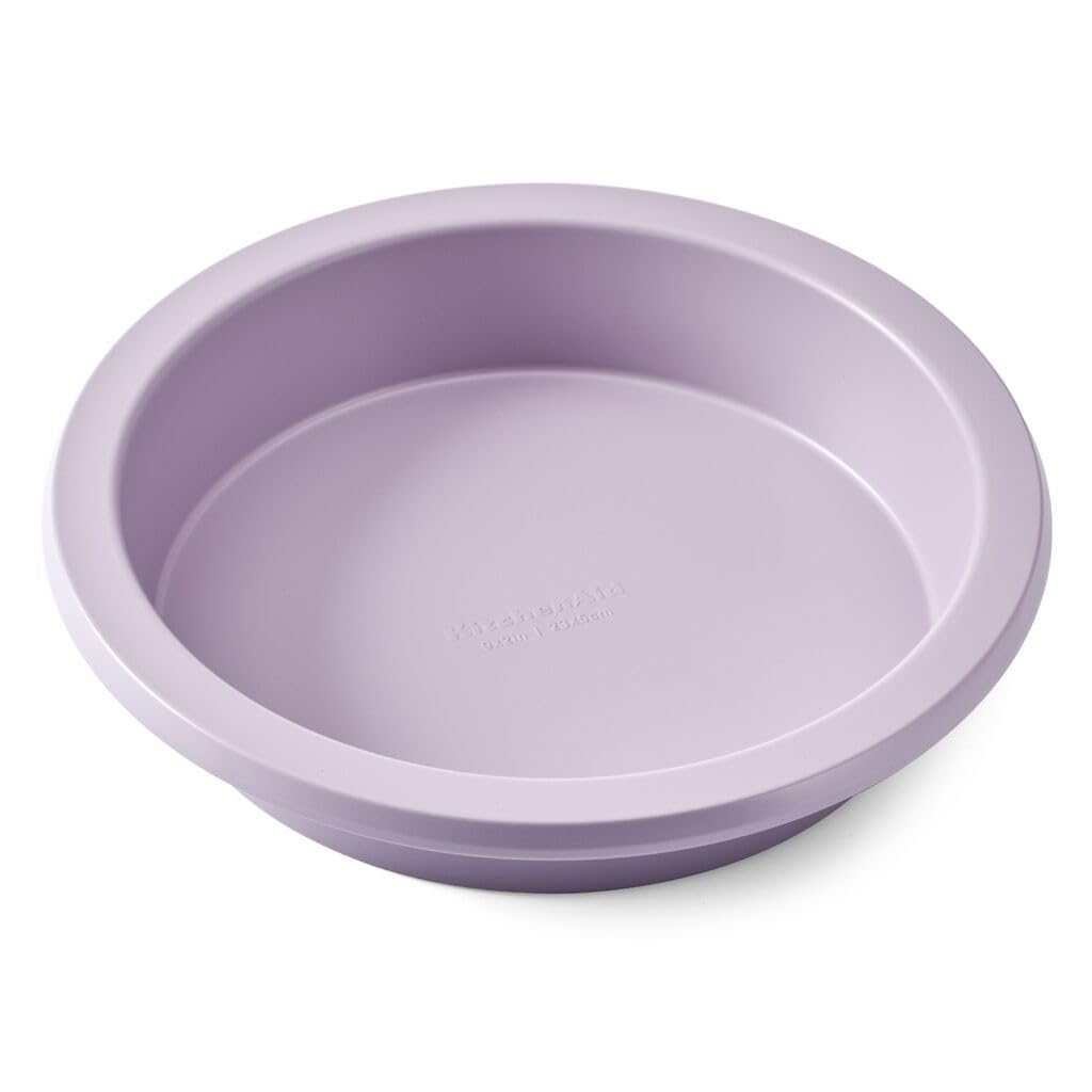 KitchenAid 9In Nonstick Aluminized Steel Round Cake Pan, Dishwasher Safe, Wildflower