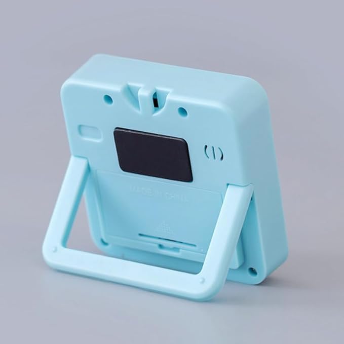 Eripeli Digital Kitchen Timer & Stopwatch, Countdown Large Digits, Loud Alarm, Magnetic Stand, Round, (Multi Colour)