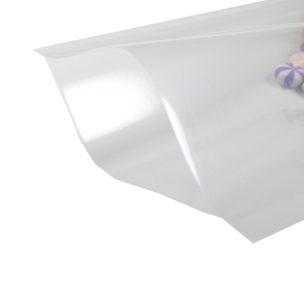 100Pcs Clear Food Storage Vacuum Sealable Open Top Bags W/Tear Notches 12X18Cm (4.7X7'')