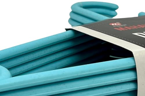 Mahaware Sturdy Polypropylene Hanger, Pack of 12,Mint Granite Green l Cloth Hanger l Dress Hangers l Hanger for Clothes Hanging