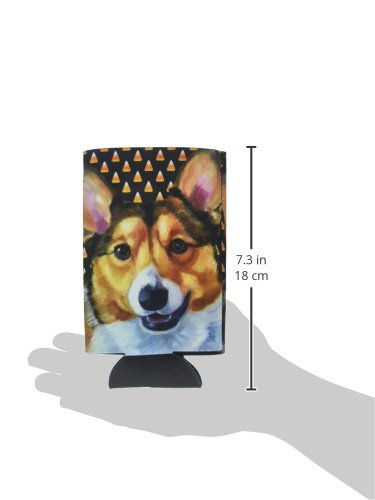 Corgi Candy Corn Halloween Tall Boy Beverage Insulator Hugger LH9553TBC