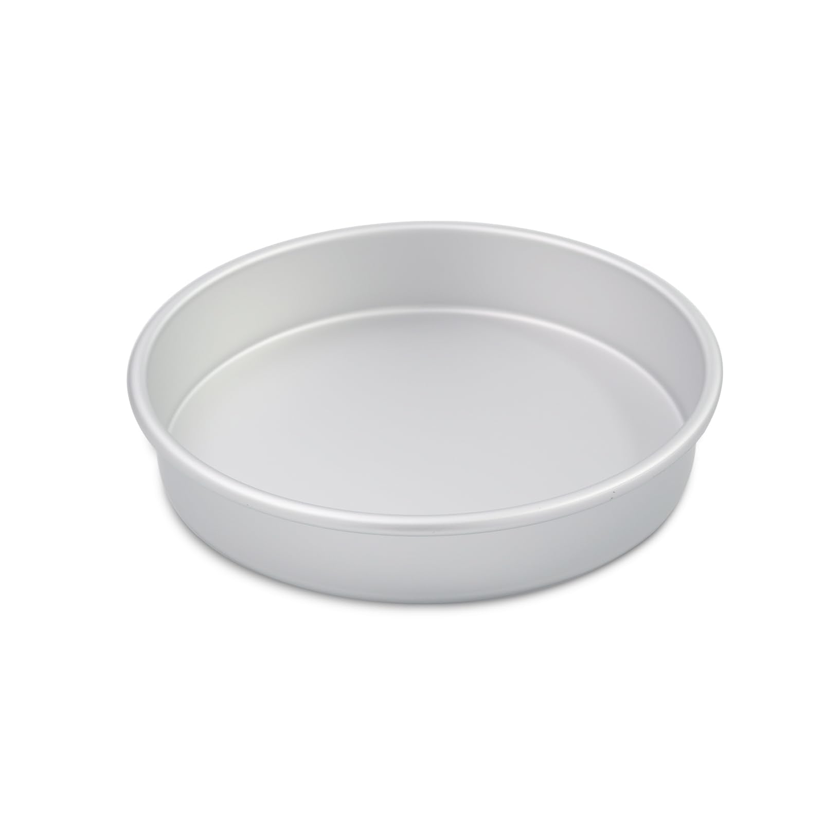 kefyixc 9 Inch Cake Pan, Aluminum Round Cake Baking Pans Tins For for birthday cake party cake, Non-Toxic, Only Handwasher.Silve