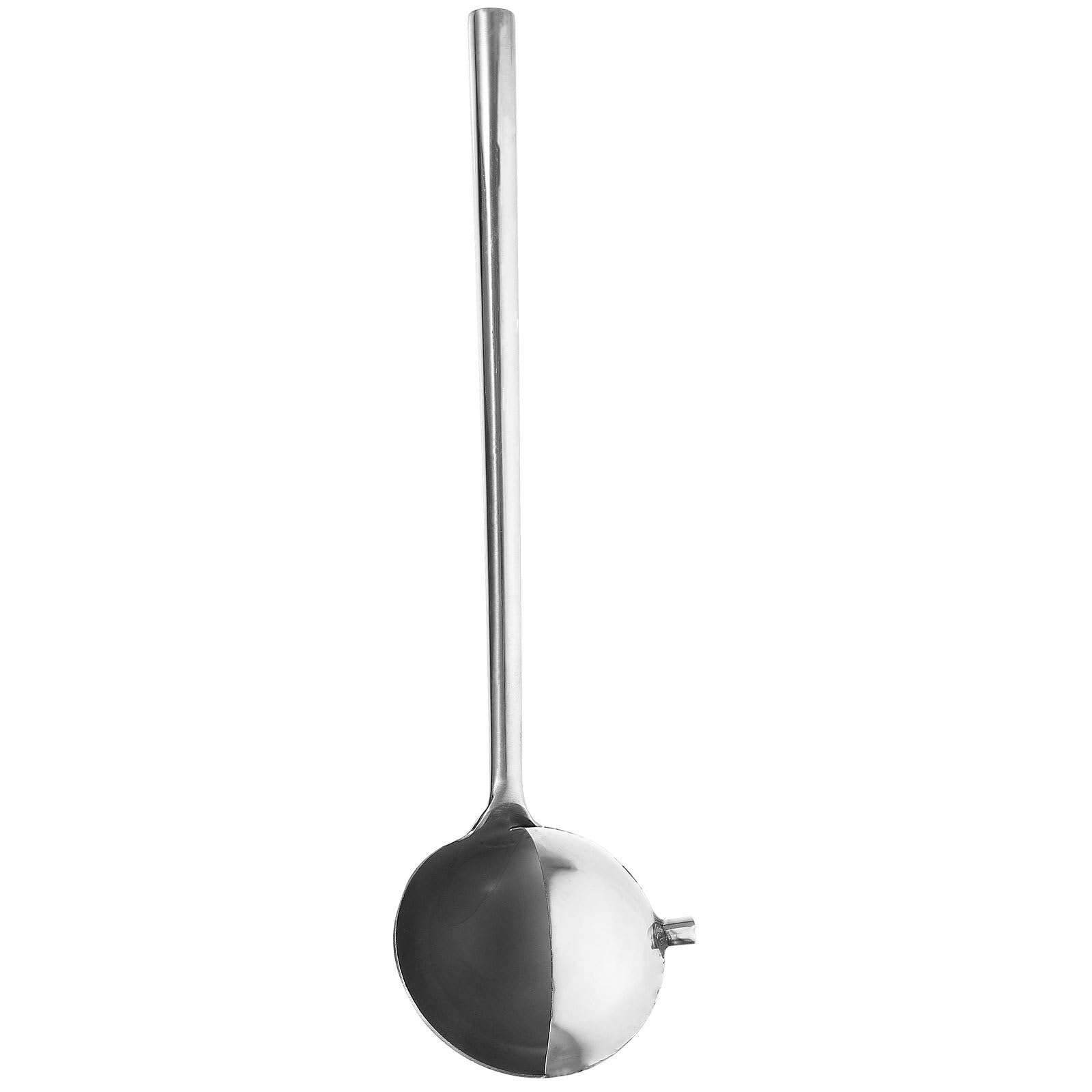 OSOLADY Stainless Steel Gravy Ladle with Pour Spout Long Handle Sauce Spoon Kitchen Oil Pouring Utensil for Cooking and Serving 