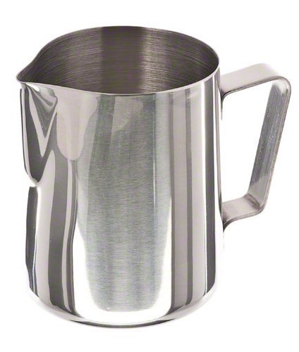 Update International Ep-20 Stainless Steel Frothing Pitcher, 20-Ounce, Set Of 6
