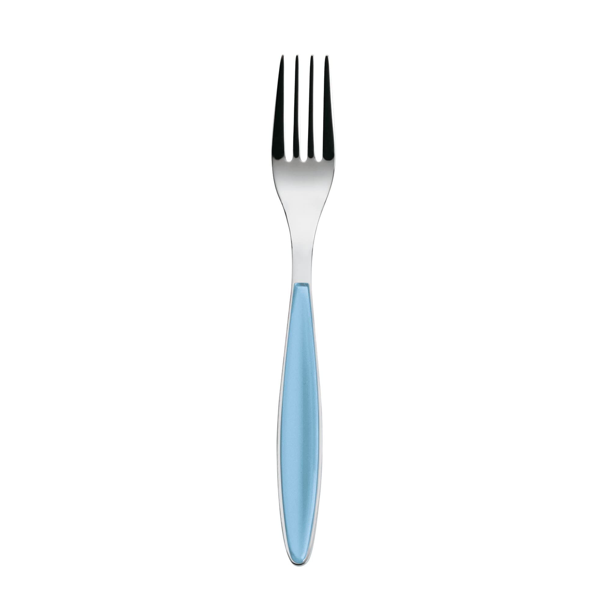 Guzzini Feeling 23000281 Table Fork, Sea Blue, Total Length: 8.1 Inches (20.5 Cm)