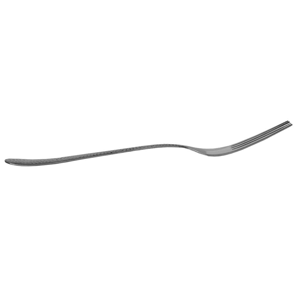 14/1 Stainless Steel Set Of 4 Dinner Forks With Hand Hammered Textured Handles By Home Basics | Everyday And Special Occasions |