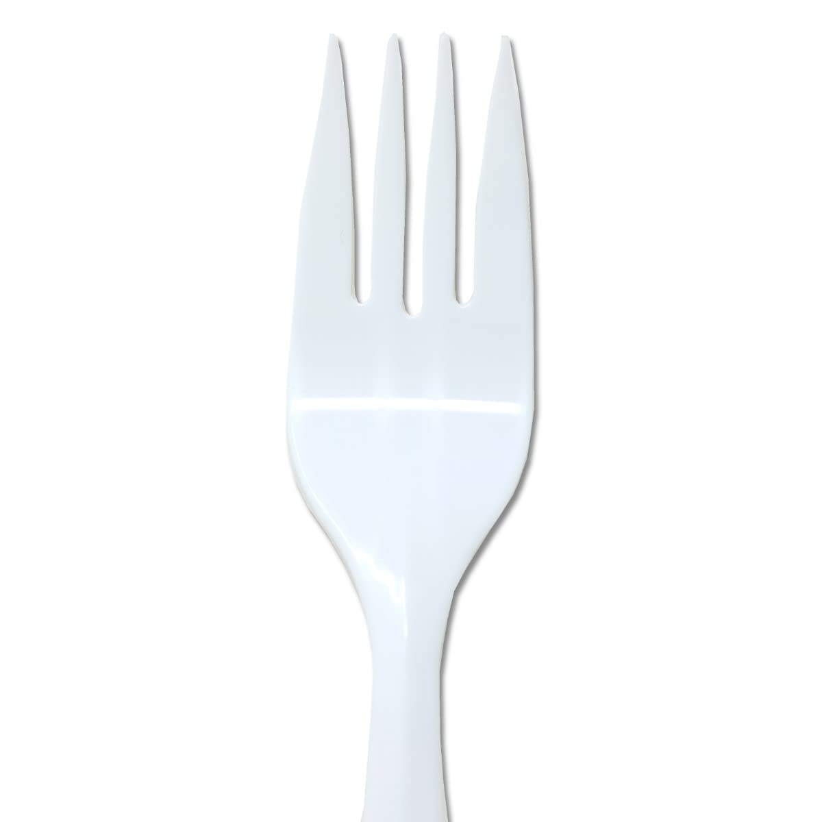 Style Setter Mediumweight Plastic Forks, White, 1000/Carton