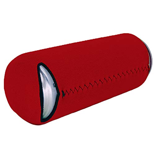 Blank Neoprene Slim Can Coolie (6 Pack, Red)