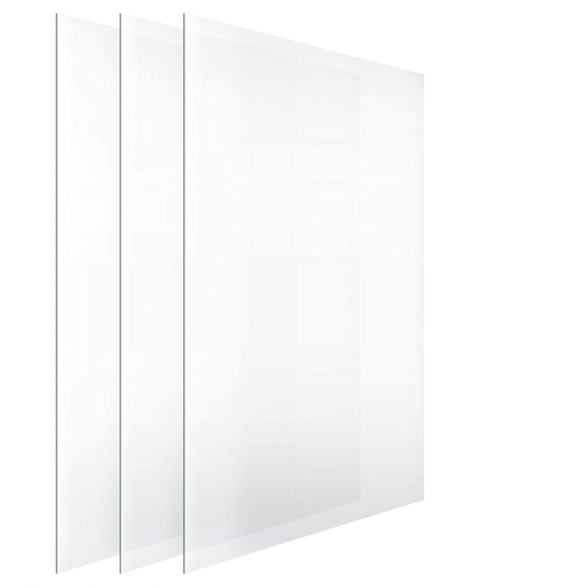 Mifflin-Usa Picture Frame Glass Replacement Sheets (4X6 Inch, Crystal ...