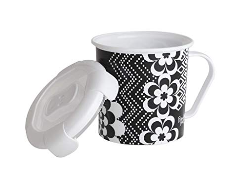 French Bull 23 Oz Soup Mug With Handle And Vented Lid Food Storage-Cool Grip Leak Proof Dishwasher And Microwave Safe Lunch Trav