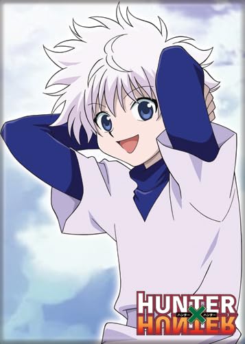 Ata-Boy Hunter X Hunter Killua 2.5'' X 3.5'' Magnet For Refrigerators And Lockers
