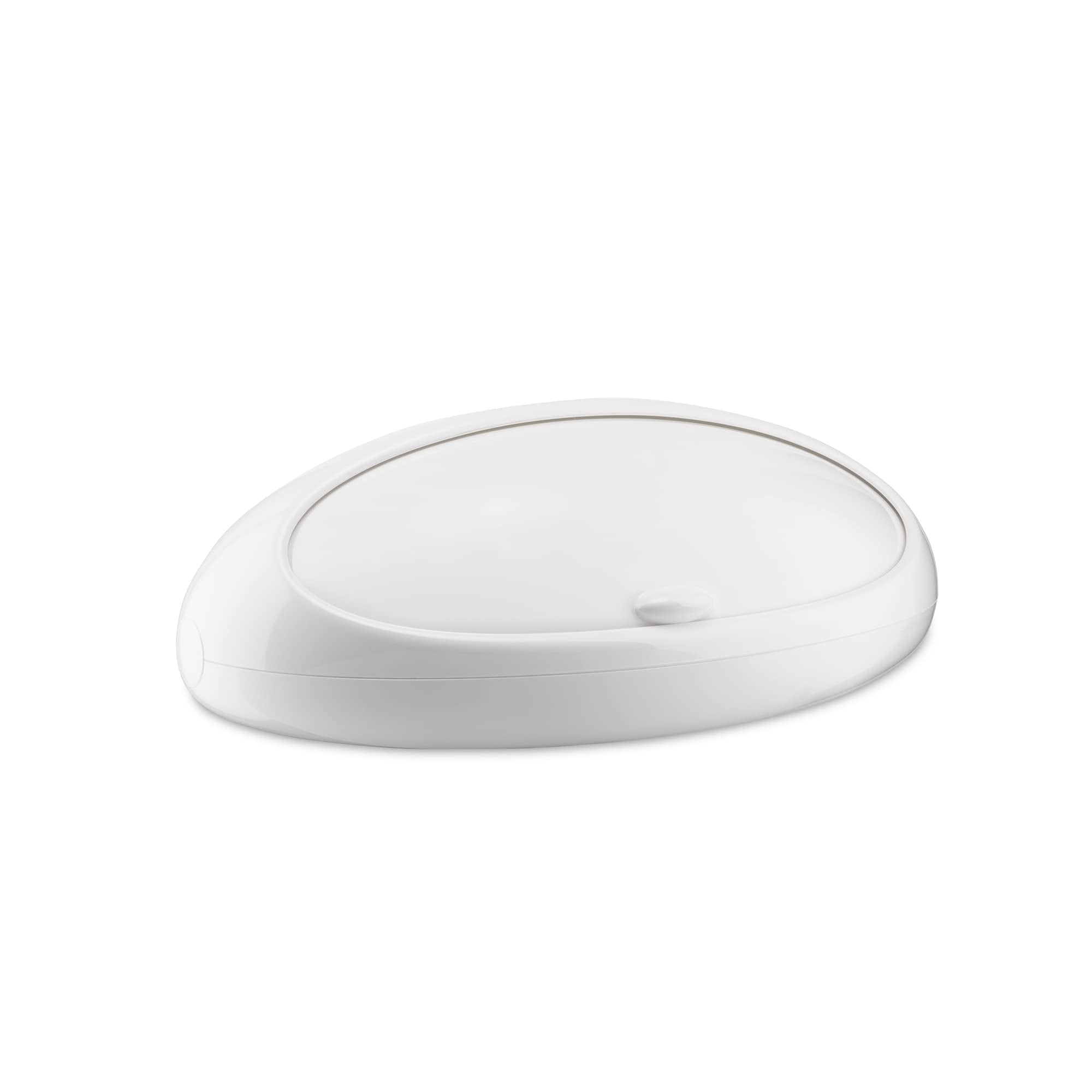 Alessi | Gnam - Design Bread Bin, Thermoplastic Resin, White