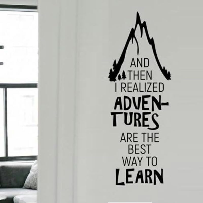 GADGETS WRAP Wall Decal Vinyl Sticker And Then I Realized for Office Home Wall Decoration