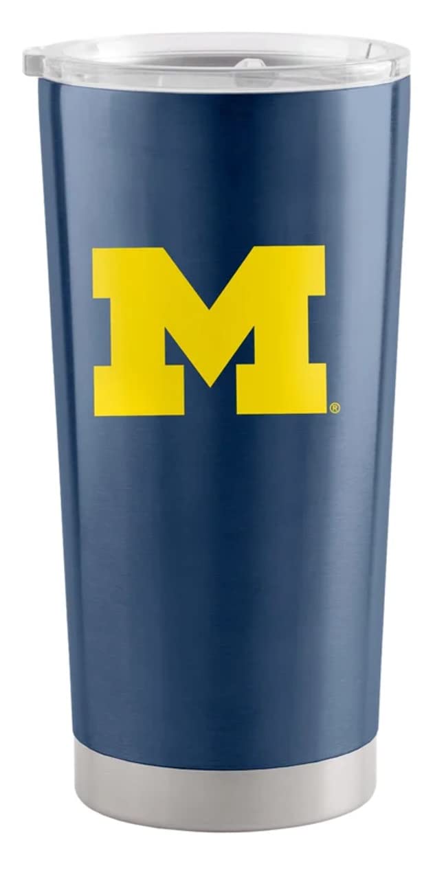 Michigan Wolverines Travel Tumbler 20Oz Stainless Steel