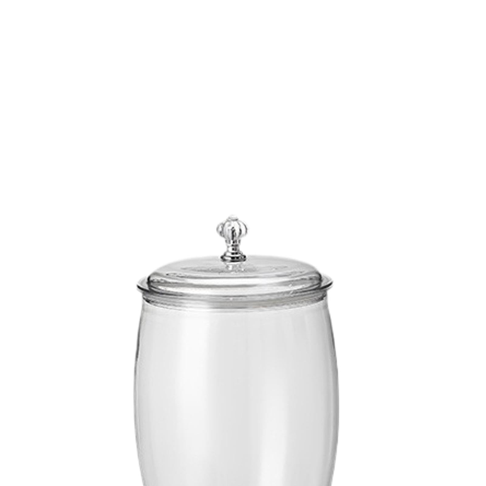 Merishopp Clear Canister Coffee Bean Kitchen Food Container For Cereal Loose Tea Beans 6.5L