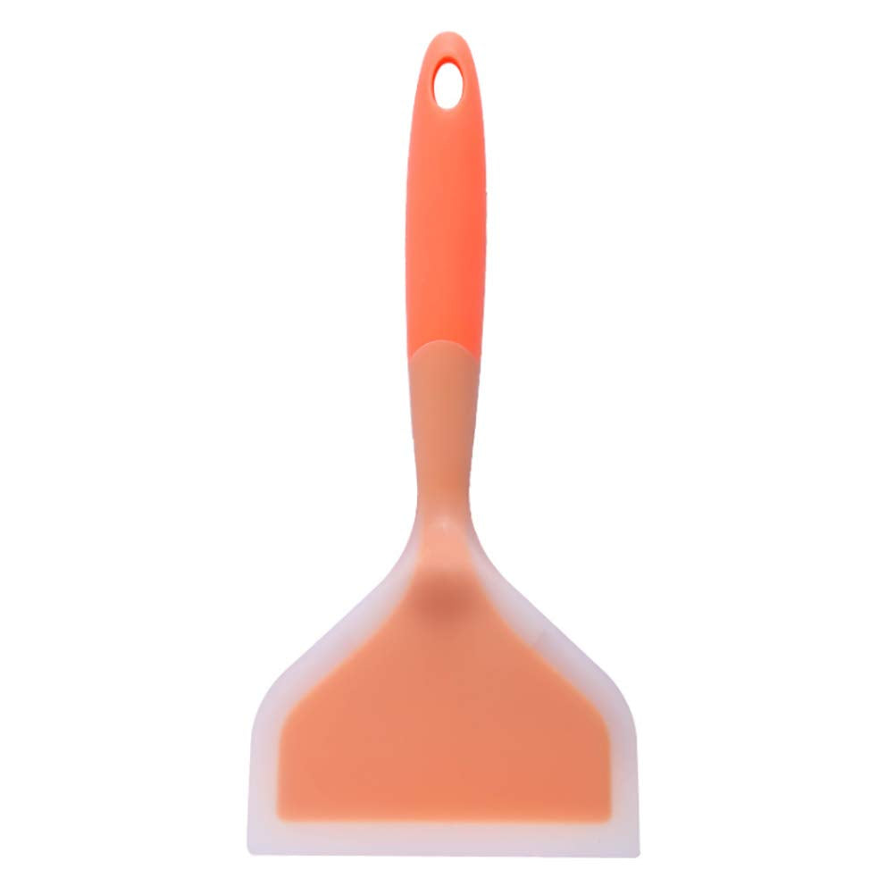 Goeielewe Omelette Spatula 10-Inch Silicone Pancakes Shovel Durable Heat-Resistant Wide Spatula Turner Nonstick Fried Shovel For
