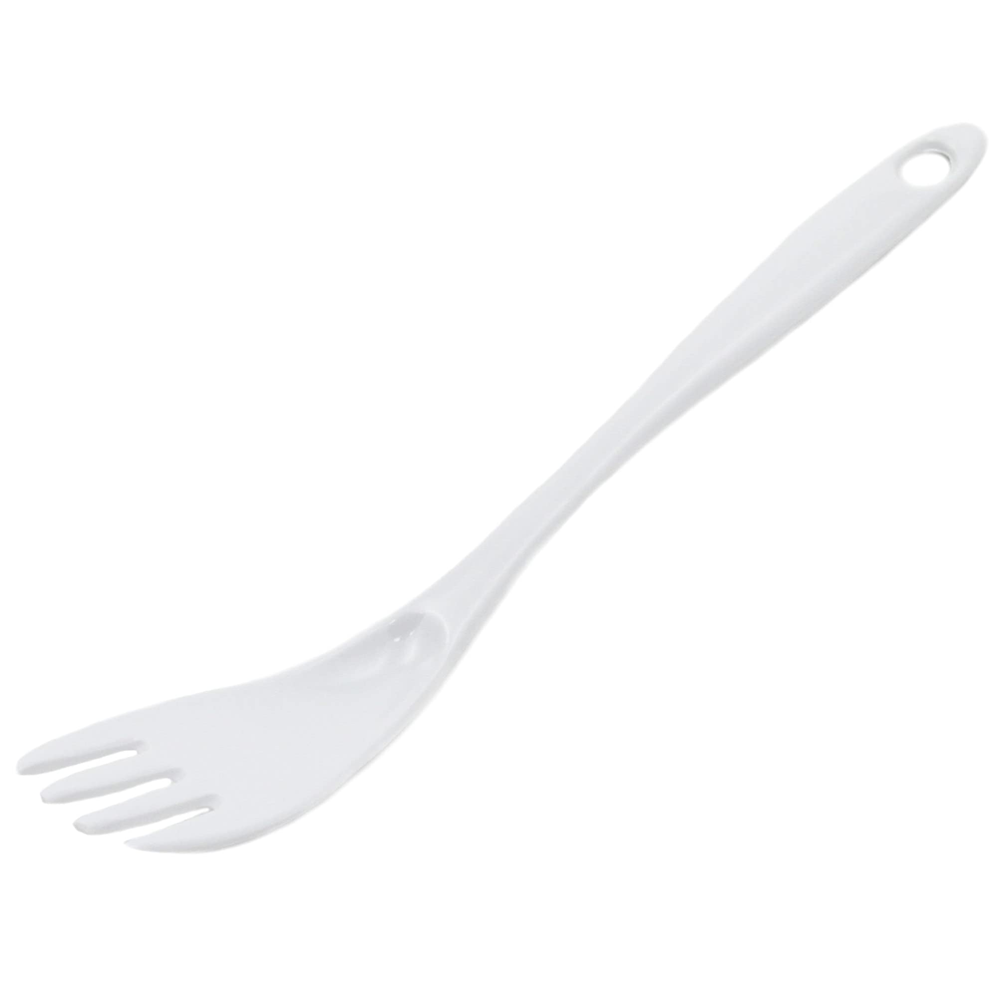 Chef Craft Basic Melamine Meat Fork, 12 Inch, White