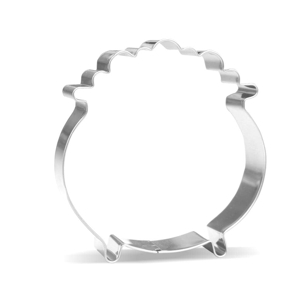 4.1 Inch St. Patricks Day Pot O' Gold Cookie Cutters - Stainless Steel