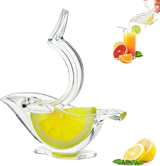 Hungyan Acrylic Manual Lemon Juicer, Bird Lemon Squeezer, Portable Transparent Fruit Juicer, Hand Juicer For Orange Lemon Lime P