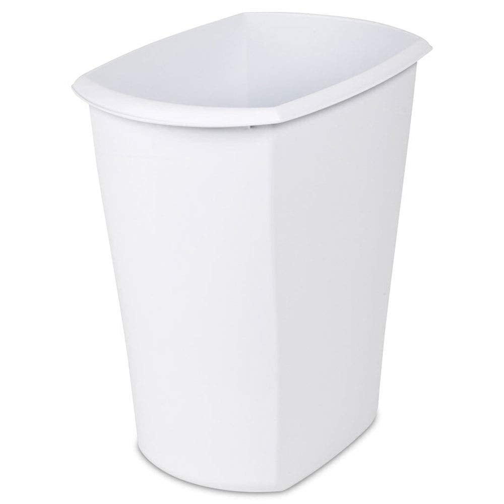 Sterilite 10528006 White Waste Can