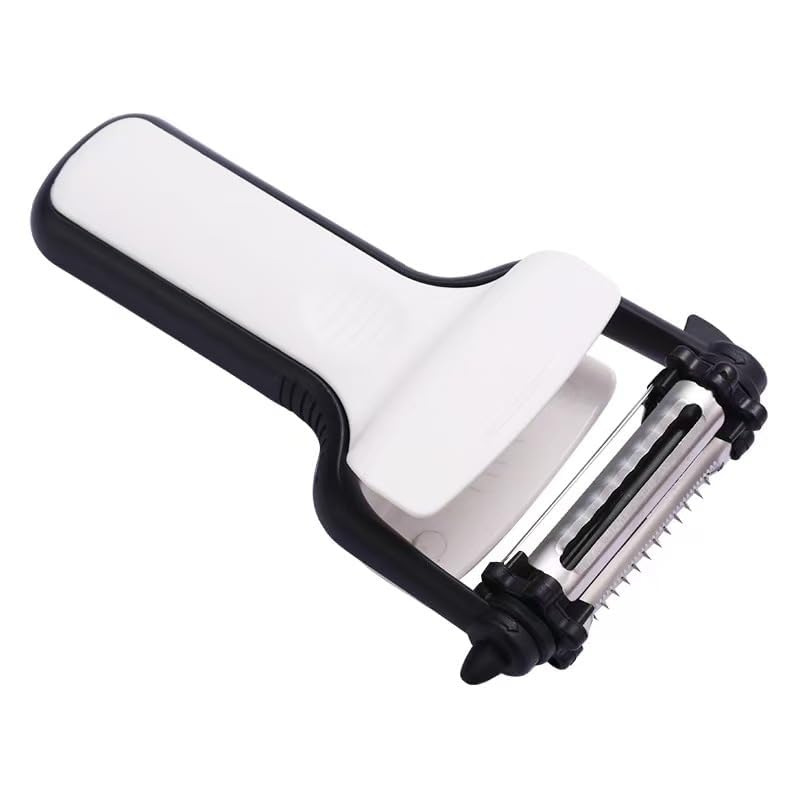 3In1 Multifunction Vegetable Peeler And Slicer With Stainless Steel Blades, Ergonomic Handle, For Peeling, Julienne And Slicin