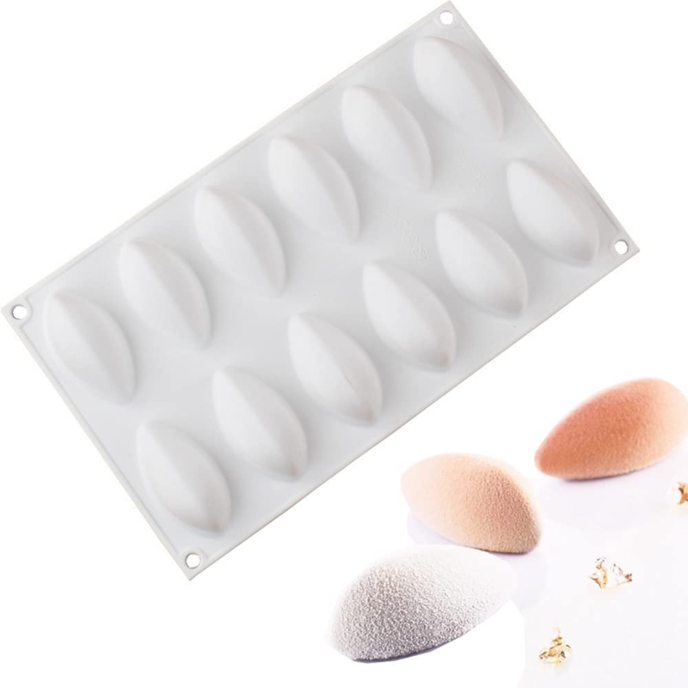 3D Hollow Leaf Fondant Lace Mold Multi Leaves Flower Candy Mold Chocolate Sugar Craft Cake Decoration Cupcake Top (Mango_11.6X6.