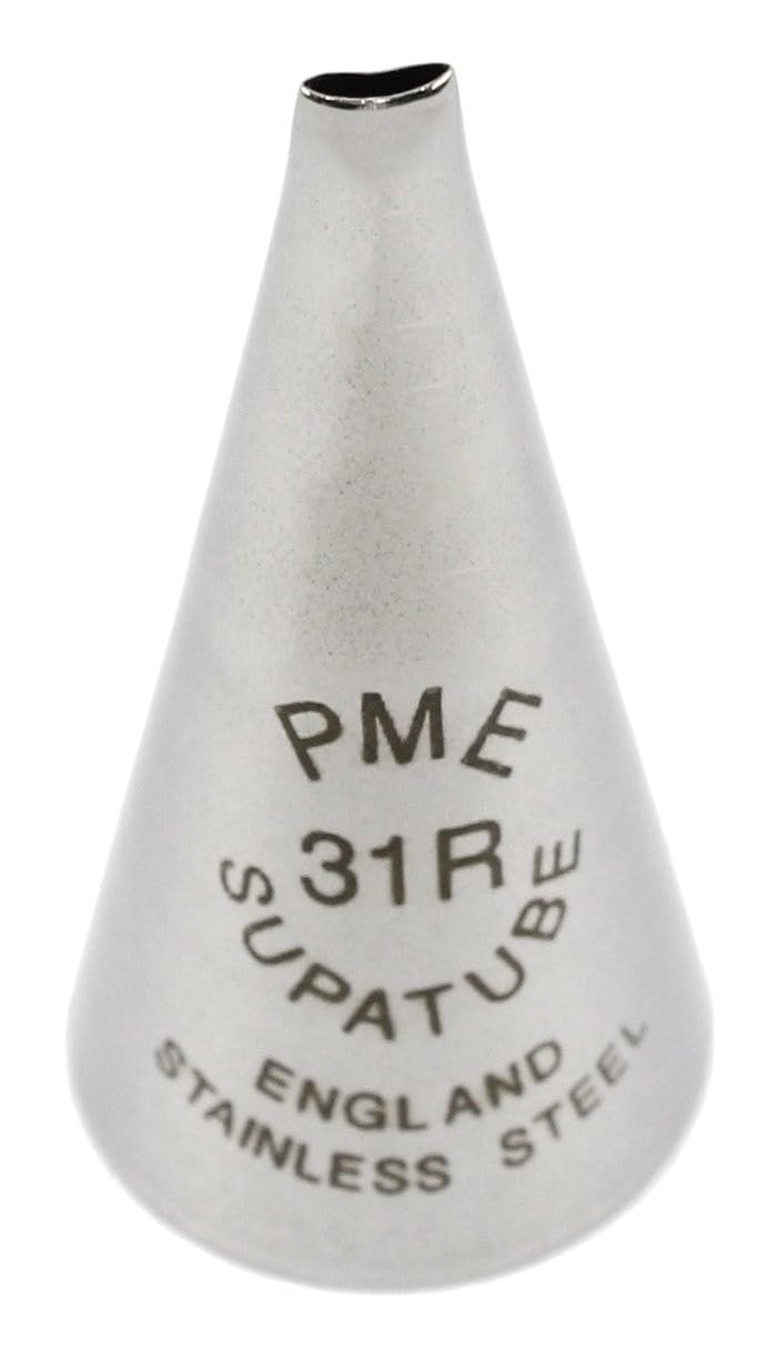 Pme 31R Seamless Stainless Steel Small Ribbon Supatube, Decorating Tip