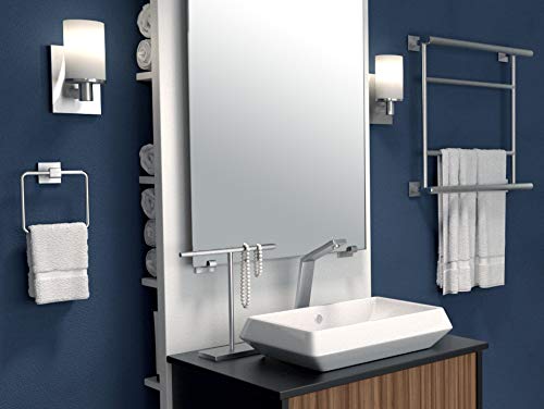 Gatco 4072 Elevate Towel Ring  Satin Nickel