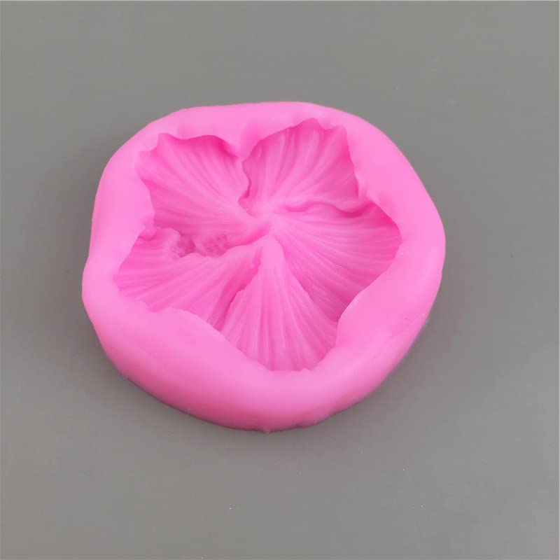 Guratapa Mini Hibiscus Flower Silicone Molds - 3D Resin Cake Decor, Random Color, Model 20950002000000