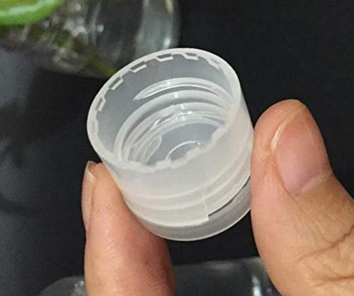 12Pcs 15Ml/0.5Oz Empty Clear Plastic Soft Squeezable Bottle With Flip Cap For Cosmetic Sample Lotion Shower Gel Emulsion Toiletr