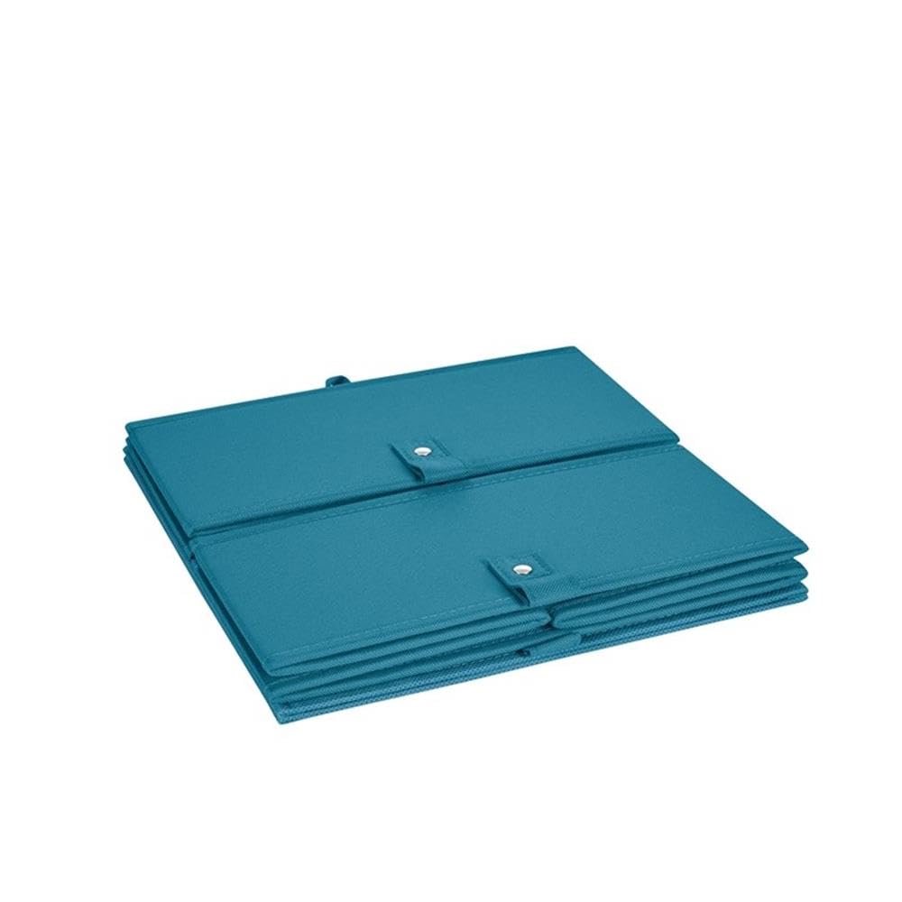 Riverridge Kids 2Pc 10.5In W X 5In H Folding Storage Bin Set - Turquoise