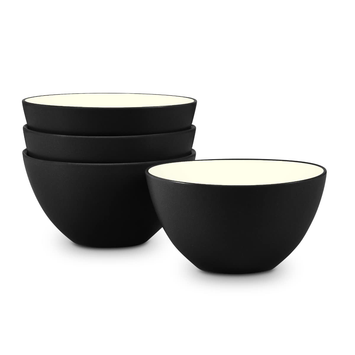 Noritake Colorwave Graphite Set of 4 Side/Prep. Bowls, 5, 12 oz.